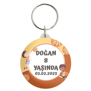 Basketbolcu Temalı Anahtarlık