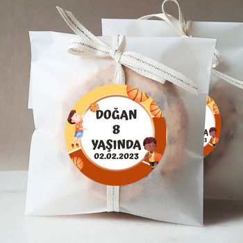 Basketbolcu Temalı Sticker
