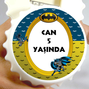 Batman 2 Temalı Kapak Şekilli Magnet Açacak