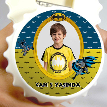 Batman 2 Temalı Resimli Kapak Şekilli Magnet Açacak