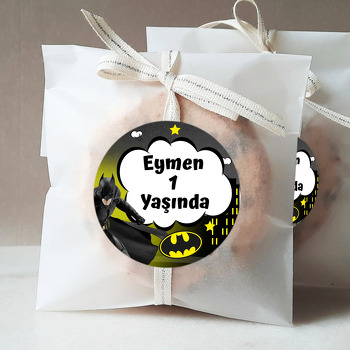 Batman ile Gotham Şehri Temalı Sticker