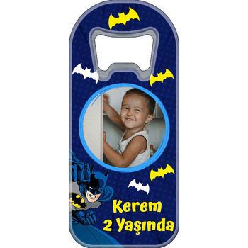 Batman Lacivert Fon Temalı Uzun Magnet Açacak