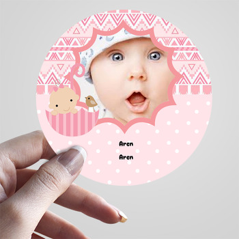Bebek Sepeti Temalı Hoşgeldin Bebek Sticker