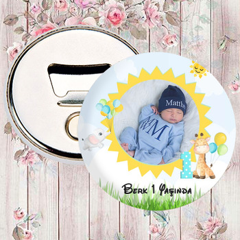 Bir Yaş Fil ile Zürafa Temalı Magnet Açacak