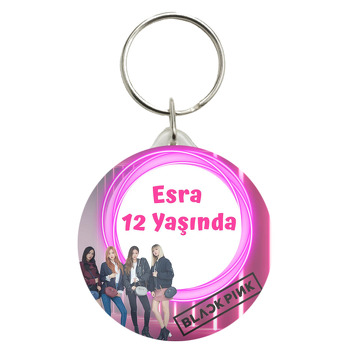 Blackpink Neon Çerçeve Temalı Anahtarlık