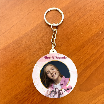 Blackpink Temalı Daire Plastik Anahtarlık
