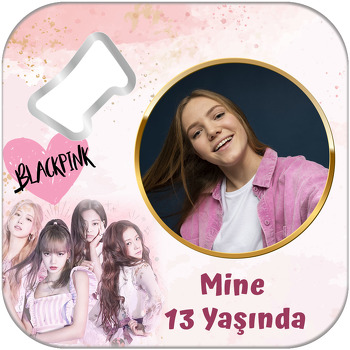 Blackpink Temalı Kare Magnet Açacak