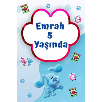 Bluenun İpuçları Temalı Doğum Günü Afiş
