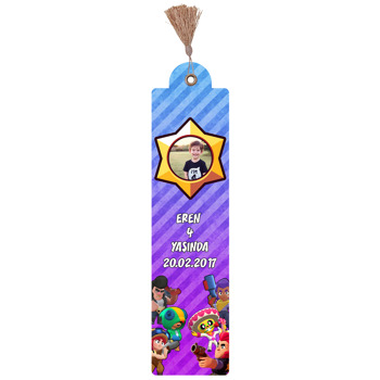 Brawl Star Temalı Kitap Ayracı