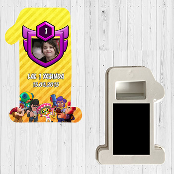 Brawl Stars Temalı Doğum Günü Magnet Açacak