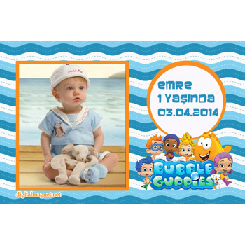 Bubble Guppies Temalı Magnet