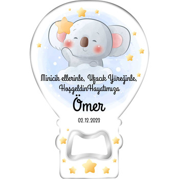 Bulutlar içinde Koala Temalı Balon Magnet Açacak