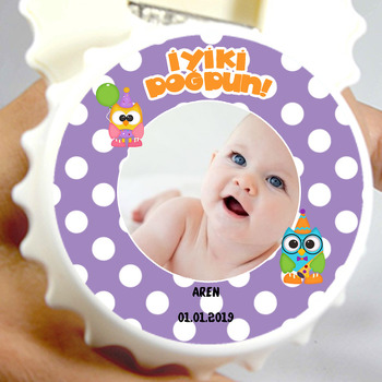 Bykuşlu Kapak Şekilli Magnet Açacak