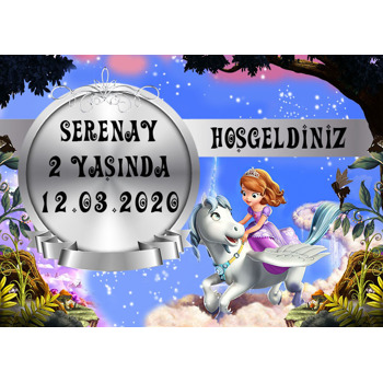 Sofia Temalı Doğum Günü Magnet