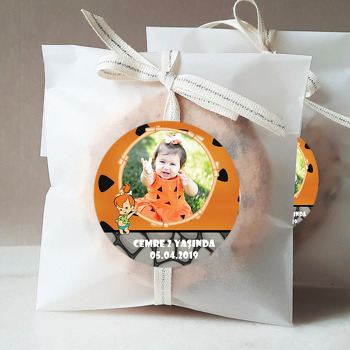 Çakıl Taş Devri  Temalı Resimli Sticker