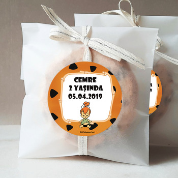 Çakıl Taş Devri Temalı Sticker