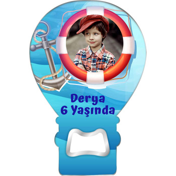 Can Simidi Çerçeve Temalı Balon Ahşap Magnet 