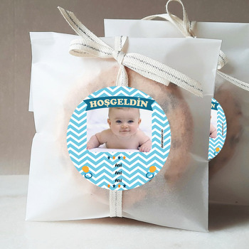 Canım Oğlum Temalı Hoşgeldin Bebek Sticker