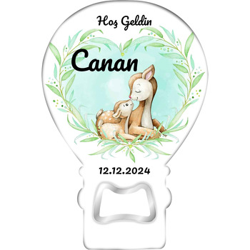 Ceylan Anne Çocuk Kalp Çerçeve Temalı Balon Magnet Açacak