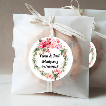 Çiçek Temalı Sticker