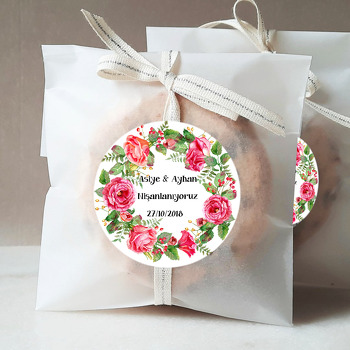 Çiçek Temalı Sticker