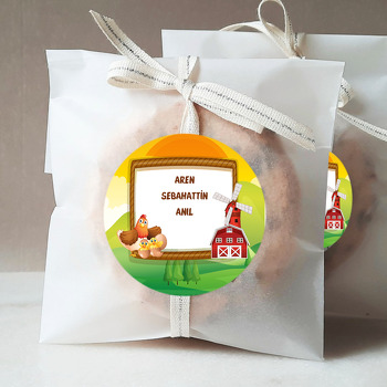 Çiftlik  Temalı Sticker