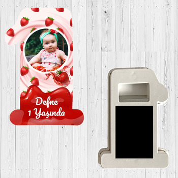 Çilek Temalı Doğum Günü Magnet Açacak