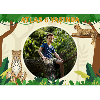 Çita Ormanda Temalı Doğum Günü Amerikan Servis