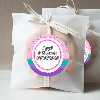 Confetti Temalı Sticker
