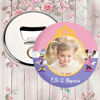 Daisy Duck ve Minnie Mouse Temalı Magnet Açacak