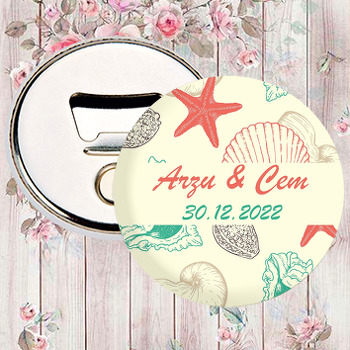 Deniz Kabukları ile Sarı Fon Temalı Magnet Açacak