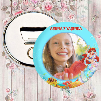Deniz Kızı Ariel Temalı Magnet Açacak