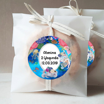 Denizkızı Ve Okyanus Temalı Sticker