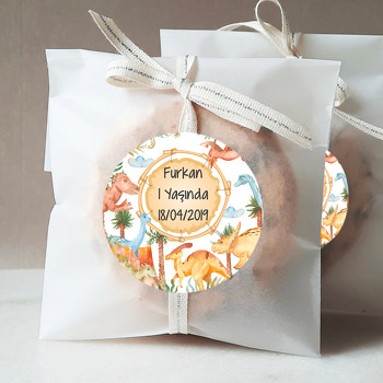 Dinozorlar Çağı Temalı Doğum Günü Sticker