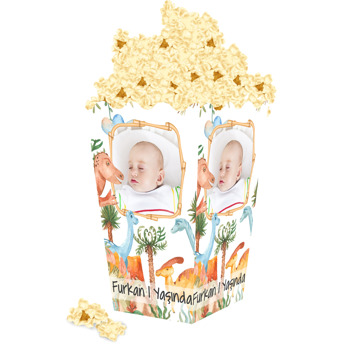 Dinozorlar Çağı Temalı Popcorn Kutusu