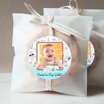 Diş Ailesi Temalı Resimli Sticker