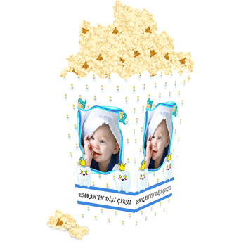 Diş Fırçası Temalı Popcorn Kutusu
