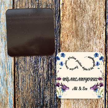Düğün ve Nişan Temalı Doğum Günü Magnet