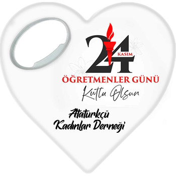 Eğitim Meşalesi ile Öğretmenler Günü Temalı Kalp Şekilli Magnet Açacak