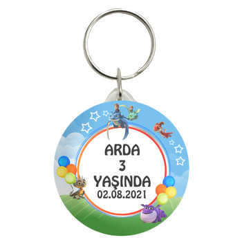 Ejderha Kurtarıcı Ekibi Temalı Anahtarlık