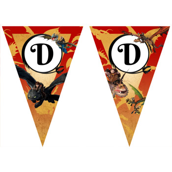 Ejderhanı Nasıl Eğitirsin Antik Fon Temalı Parti Banner