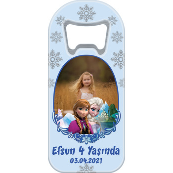Elsa & Anna Buz Mavi Fon Temalı Doğum Günü Uzun Açacak