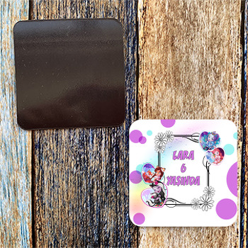Enchantimals Temalı Kare Magnet