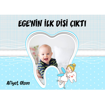 Erkek Diş Buğdayı Temalı Doğum Günü Amerikan Servis