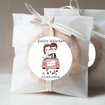 Evlilik Temalı Sticker