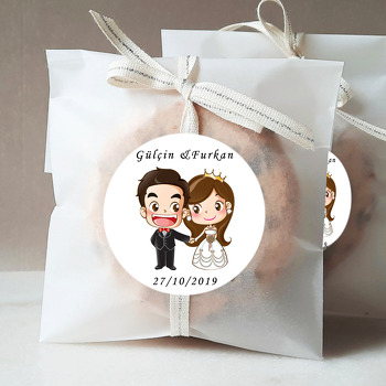 Evlilik Temalı Sticker