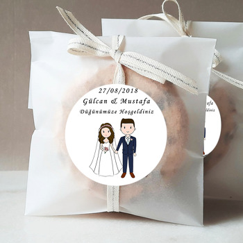 Evlilik Temalı Sticker