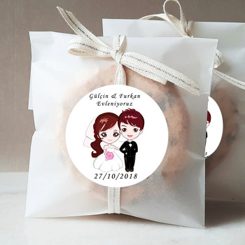 Evlilik Temalı Sticker