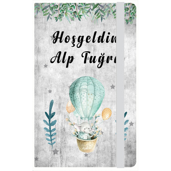 Hoşgeldin Bebek Fil Temalı Anı Defteri