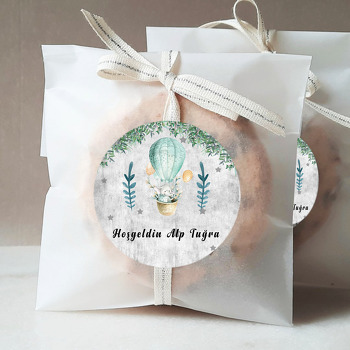 Hoşgeldin Bebek Fil Temalı Hoşgeldin Bebek Sticker